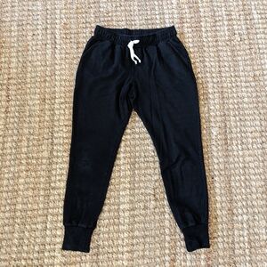 Franc Slim Jogger Sweatpants Black Small
